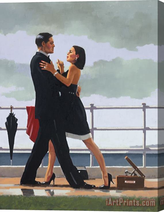 Jack Vettriano Anniversary Waltz Stretched Canvas Painting / Canvas Art