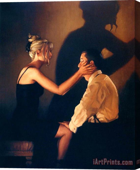 Jack Vettriano At Last My Lovely Stretched Canvas Print / Canvas Art