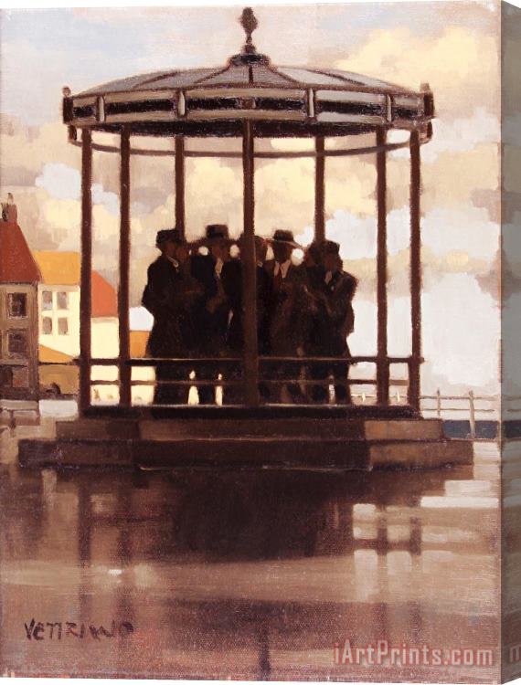 Jack Vettriano Band of Tossers Stretched Canvas Painting / Canvas Art