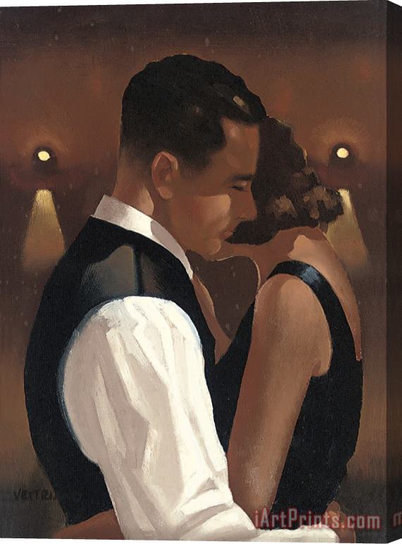 Jack Vettriano Dancing Couple, 1991 Stretched Canvas Print / Canvas Art