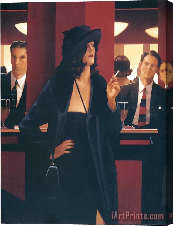 Jack Vettriano Games of Power Stretched Canvas Print / Canvas Art