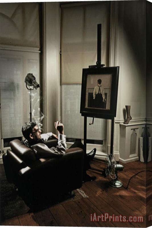 Jack Vettriano Macarini Triptych, 2009 Stretched Canvas Print / Canvas Art