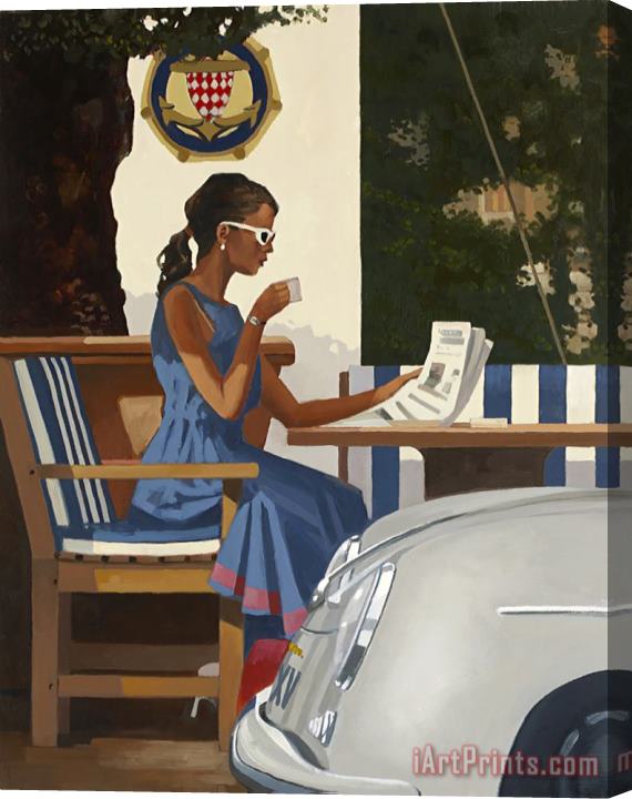 Jack Vettriano Morning News, 2012 Stretched Canvas Painting / Canvas Art