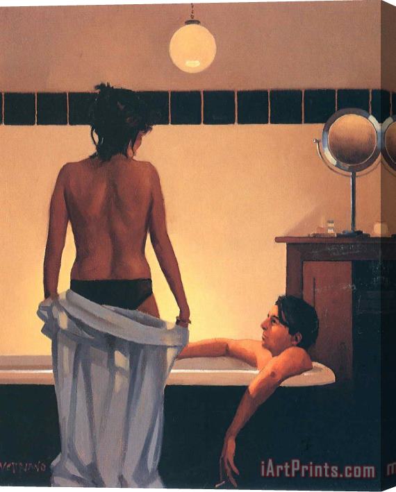 Jack Vettriano Not Identified 4 Stretched Canvas Print / Canvas Art