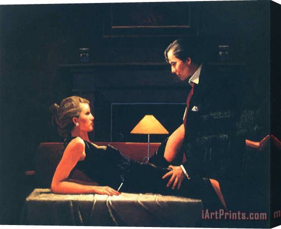 Jack Vettriano Passion Overflow Stretched Canvas Painting / Canvas Art