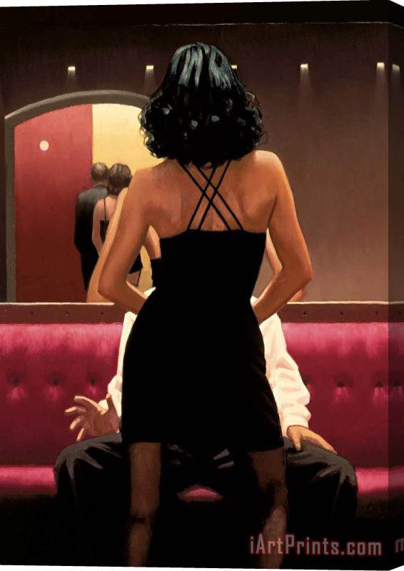 Jack Vettriano Private Dancer Stretched Canvas Painting / Canvas Art