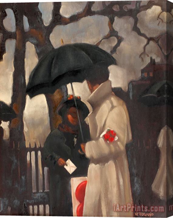 Jack Vettriano St Valentine's Day Stretched Canvas Print / Canvas Art