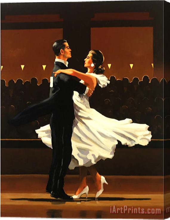 Jack Vettriano Take This Waltz Stretched Canvas Print / Canvas Art