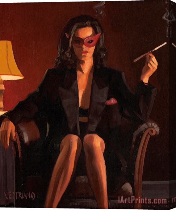 Jack Vettriano The Mask, 1998 Stretched Canvas Print / Canvas Art