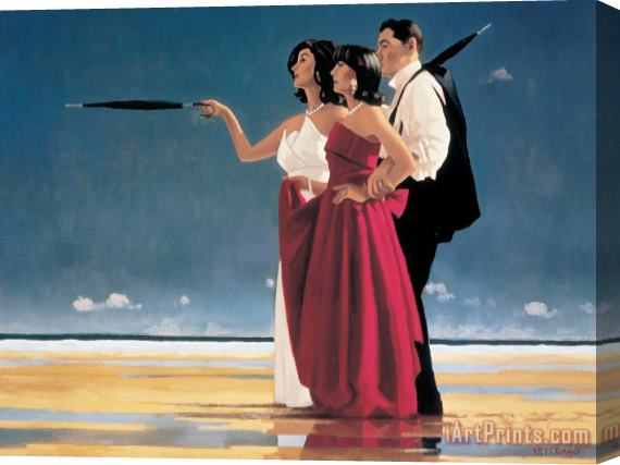 Jack Vettriano The Missing Man I Stretched Canvas Painting / Canvas Art
