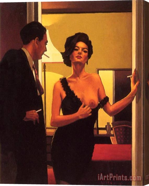 Jack Vettriano The Opening Gambit Stretched Canvas Print / Canvas Art