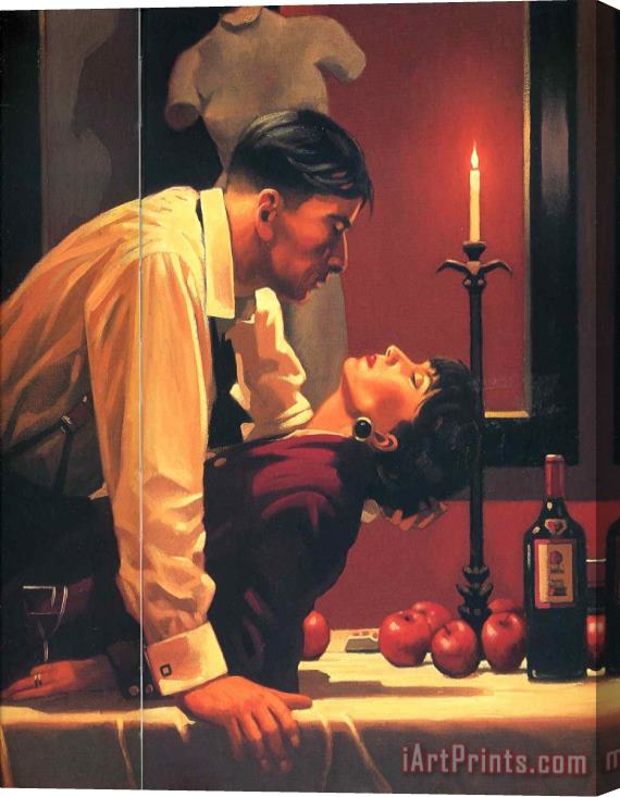 Jack Vettriano The Party's Over Stretched Canvas Print / Canvas Art