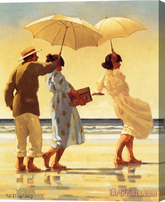 Jack Vettriano The Picnic Party Stretched Canvas Painting / Canvas Art