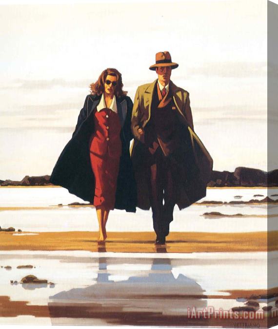 Jack Vettriano The Road to Nowhere Stretched Canvas Print / Canvas Art