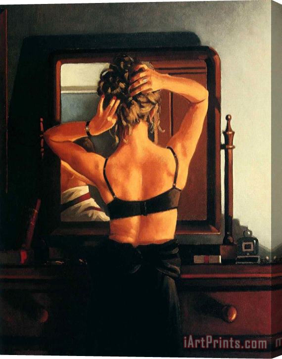 Jack Vettriano The Rooms of a Stranger Stretched Canvas Print / Canvas Art