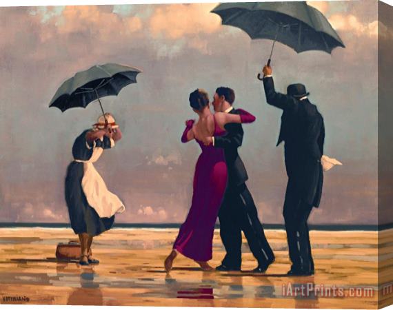 Jack Vettriano The Singing Butle 2 Stretched Canvas Painting / Canvas Art