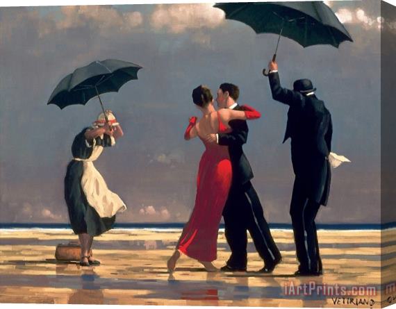 Jack Vettriano The Singing Butler Stretched Canvas Print / Canvas Art