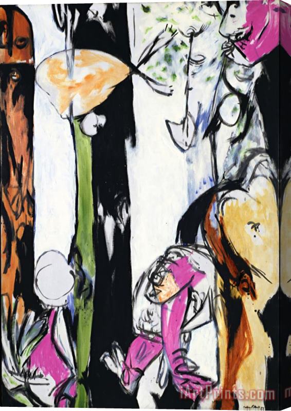 Jackson Pollock Easter And The Totem 1953 Stretched Canvas Print / Canvas Art