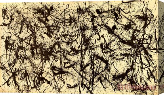 Jackson Pollock No 32 C 1950 Stretched Canvas Painting / Canvas Art