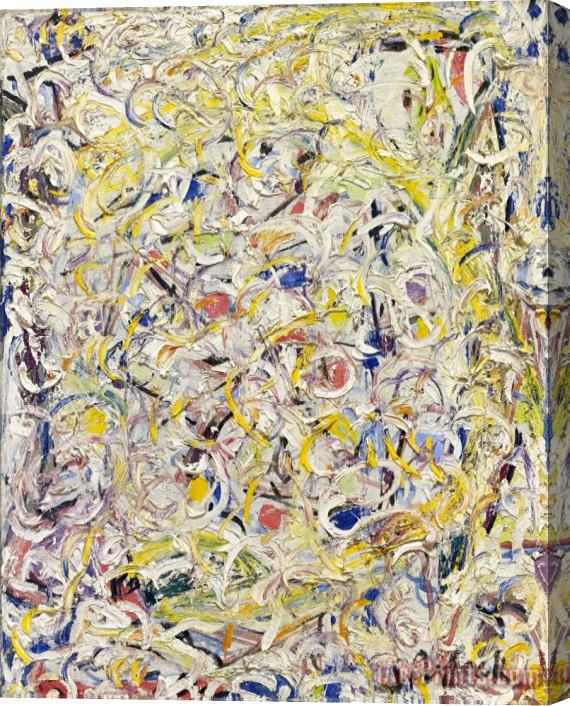 Jackson Pollock Shimmering Substance C 1946 Stretched Canvas Print / Canvas Art