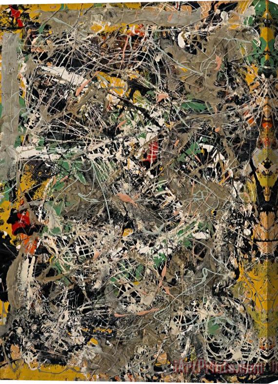 Jackson Pollock Untitled 1949 Stretched Canvas Painting / Canvas Art