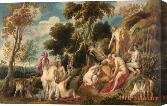 Jacob Jordaens Marsyas Ill Treated by The Muses Stretched Canvas Print / Canvas Art