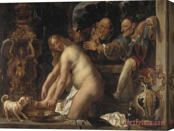 Jacob Jordaens The Elder Susanna And The Elders Stretched Canvas Painting / Canvas Art