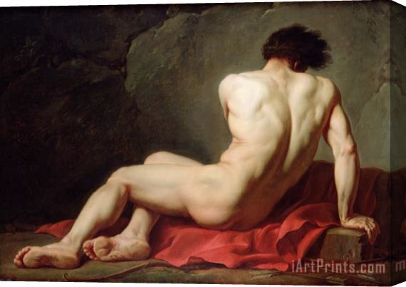 Jacques Louis David Patrocles Stretched Canvas Painting / Canvas Art