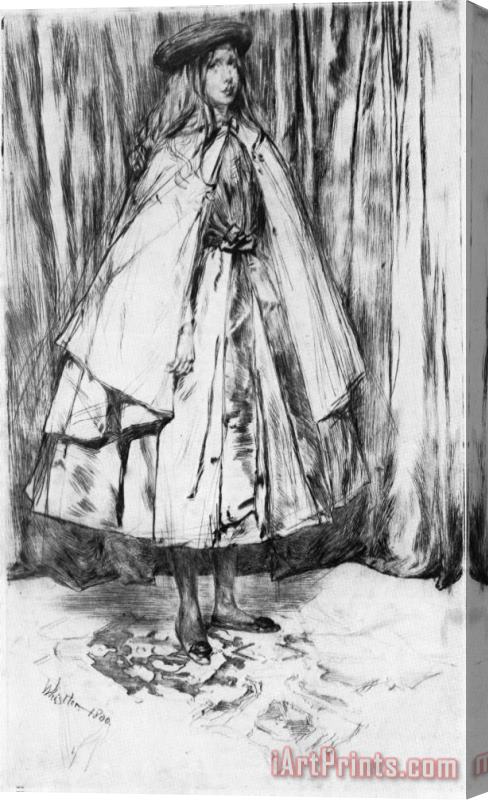 James Abbott McNeill Whistler Annie Haden Stretched Canvas Print / Canvas Art