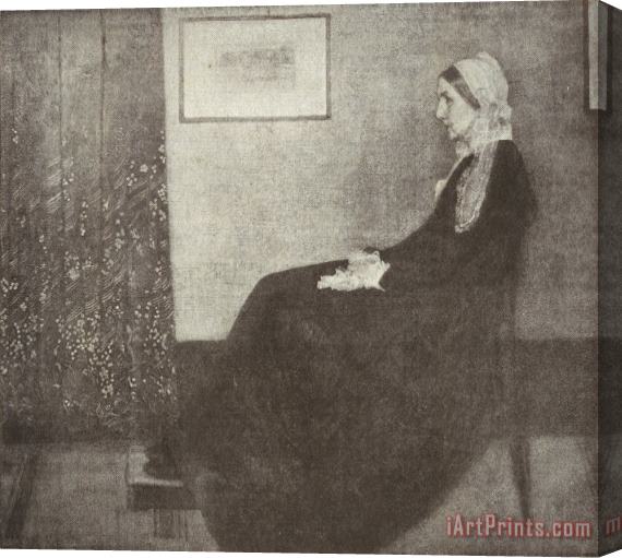 James Abbott McNeill Whistler Photomechanical Reproduction in Halftone, After Whistler's Portrait of His Mother, 