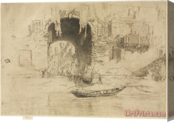James Abbott McNeill Whistler San Biagio Stretched Canvas Print / Canvas Art