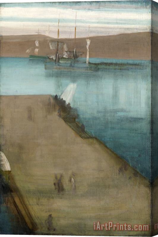 James Abbott McNeill Whistler Valparaiso Harbor Stretched Canvas Print / Canvas Art