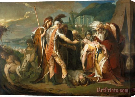 James Barry King Lear Weeping Over The Dead Body of Cordelia Stretched Canvas Painting / Canvas Art
