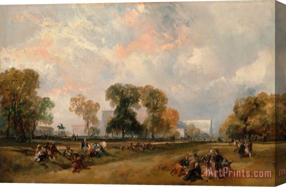 James Duffield Harding The Great Exhibition of 1851 Stretched Canvas Print / Canvas Art