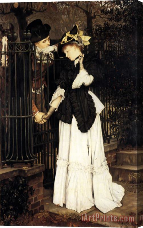 James Jacques Joseph Tissot The Farewell Stretched Canvas Painting / Canvas Art