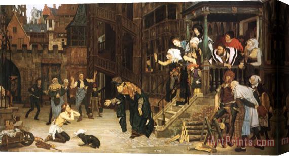 James Jacques Joseph Tissot The Return of The Prodigal Son Stretched Canvas Painting / Canvas Art