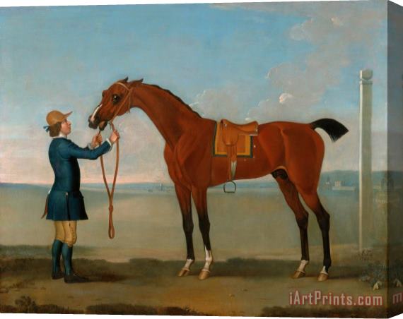 James Seymour The Duke of Devonshire's Flying Childers Stretched Canvas Painting / Canvas Art