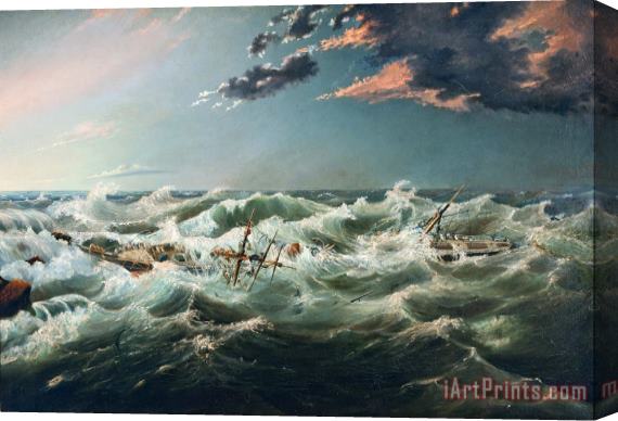James Shaw The Admella Wrecked, Cape Banks, 6th August, 1859 Stretched Canvas Painting / Canvas Art