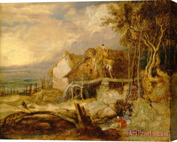 James Ward An Overshot Mill Stretched Canvas Painting / Canvas Art