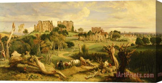 James Ward Kenilworth Castle, Warwickshire Stretched Canvas Print / Canvas Art