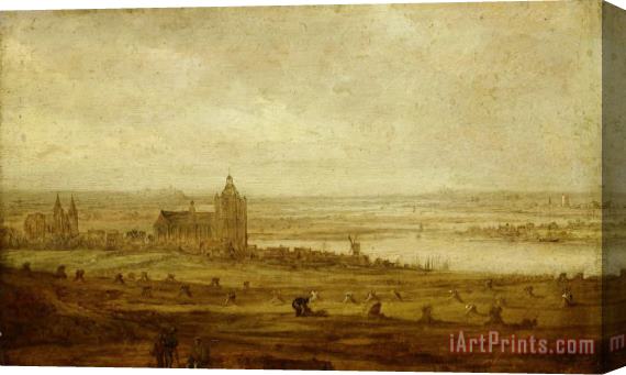 Jan Josefsz Van Goyen View of Arnhem Stretched Canvas Print / Canvas Art