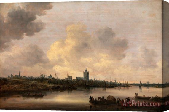 Jan Josefsz van Goyen View of The City of Arnhem Stretched Canvas Print / Canvas Art
