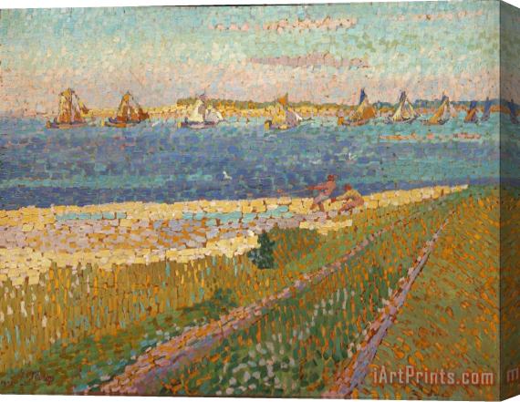 Jan Theodor Toorop The Schelde Near Veere Stretched Canvas Painting / Canvas Art