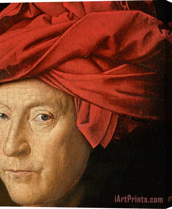 Jan van Eyck Portrait of a Man Stretched Canvas Painting / Canvas Art
