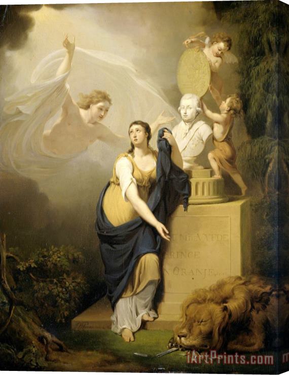 Jan Willem Pieneman Allegory of The Death of William V, Prince of Orange, 1806 Stretched Canvas Painting / Canvas Art