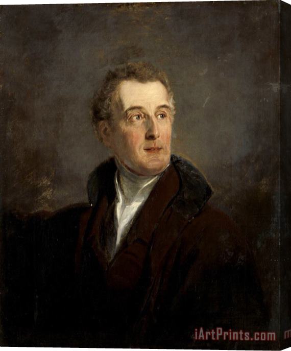 Jan Willem Pieneman Portrait Study of Arthur Wellesley, Duke of Wellington Stretched Canvas Print / Canvas Art