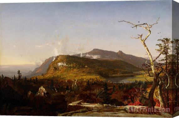 Jasper Francis Cropsey Catskill Mountain House Stretched Canvas Print / Canvas Art