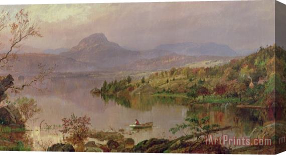 Jasper Francis Cropsey Sugarloaf from Wickham Lake Stretched Canvas Painting / Canvas Art