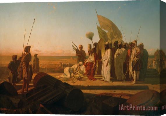 Jean Adrien Guignet Xerxes at the Hellespont Stretched Canvas Print / Canvas Art