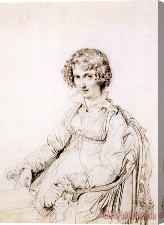 Jean Auguste Dominique Ingres Mrs Charles Thomas Thruston, Born Frances Edwards Stretched Canvas Painting / Canvas Art
